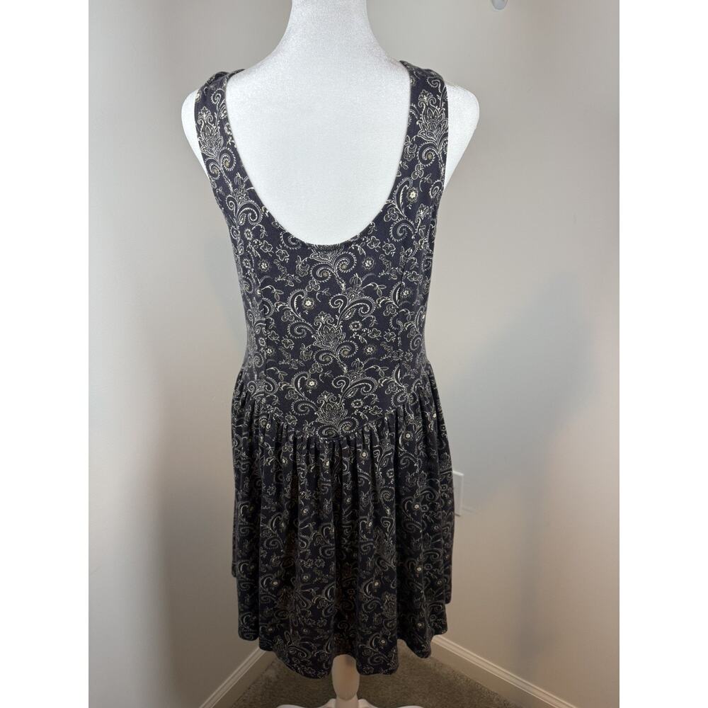Free People Size Medium boho floral button front sleeveless festival western - Picture 8 of 9